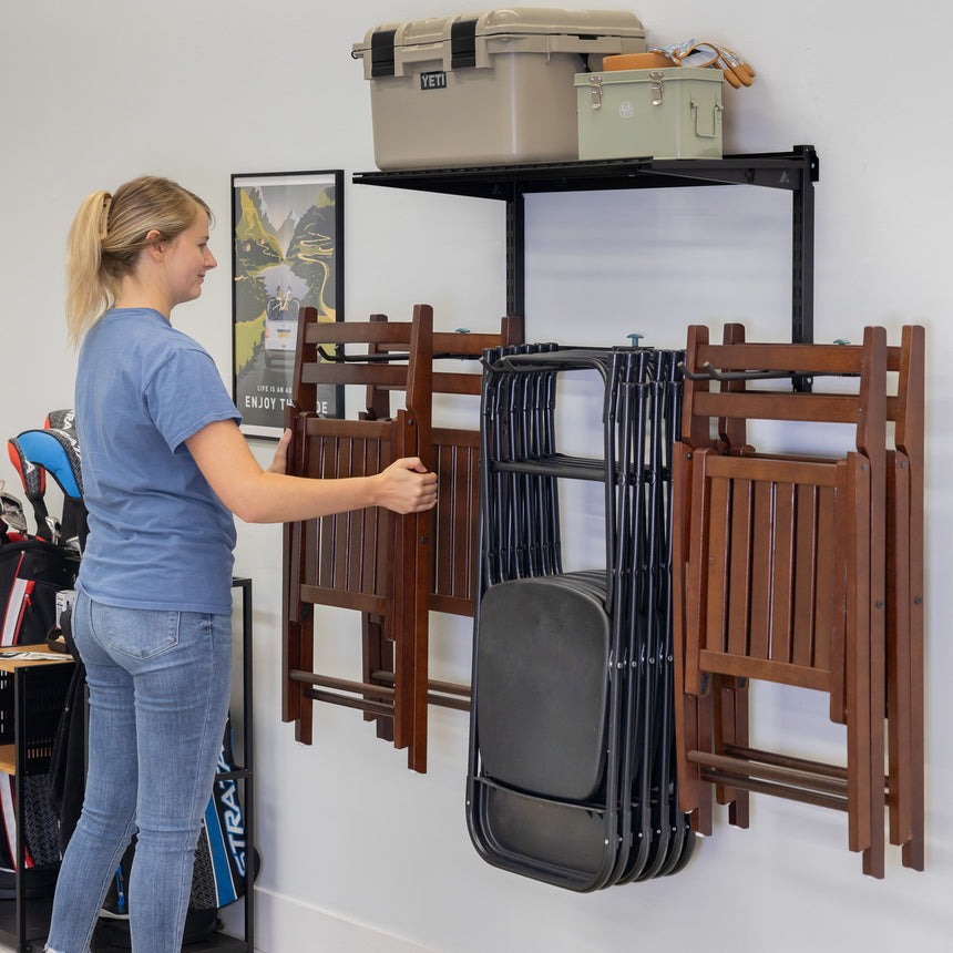 garage chair rack
