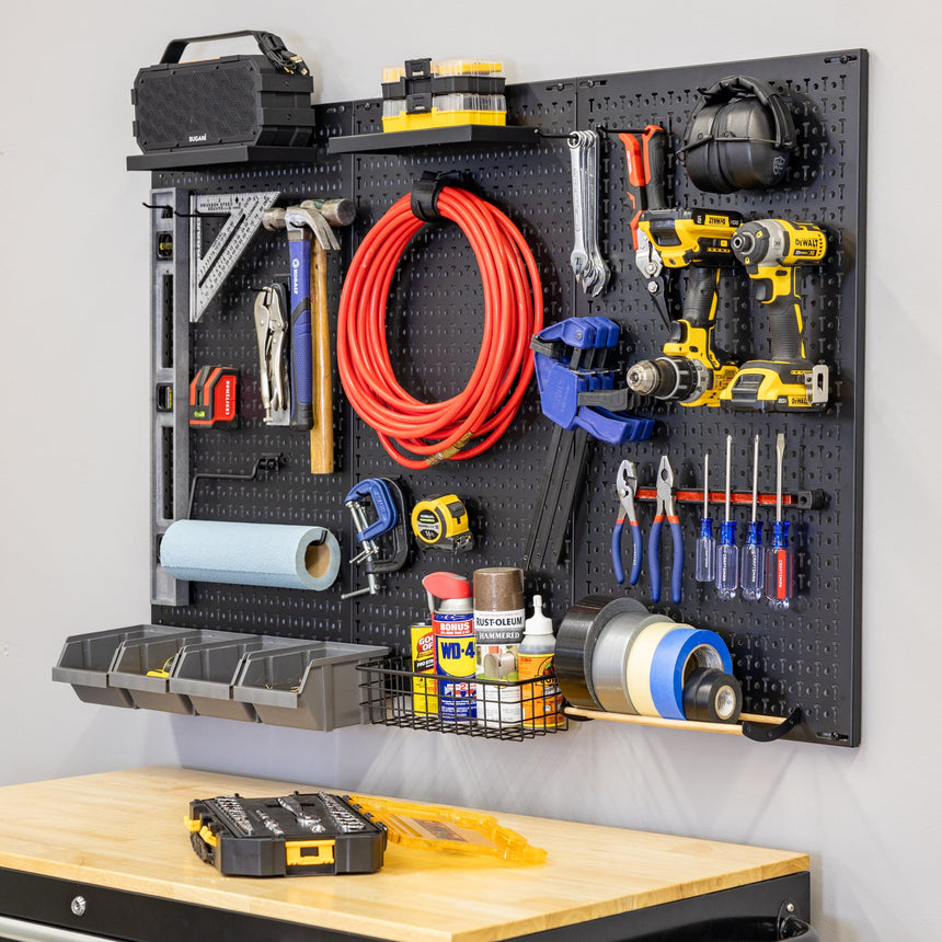 pegboard storage system