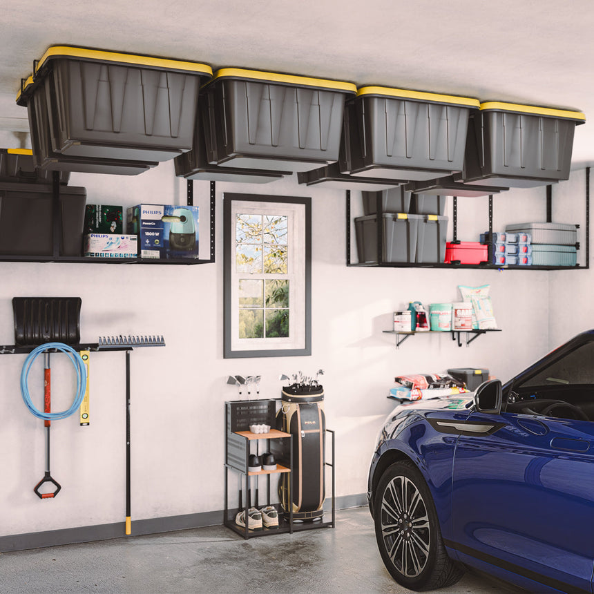 ToteLoft - 4 Bin - Ceiling Tote Storage | Up to 200 lbs