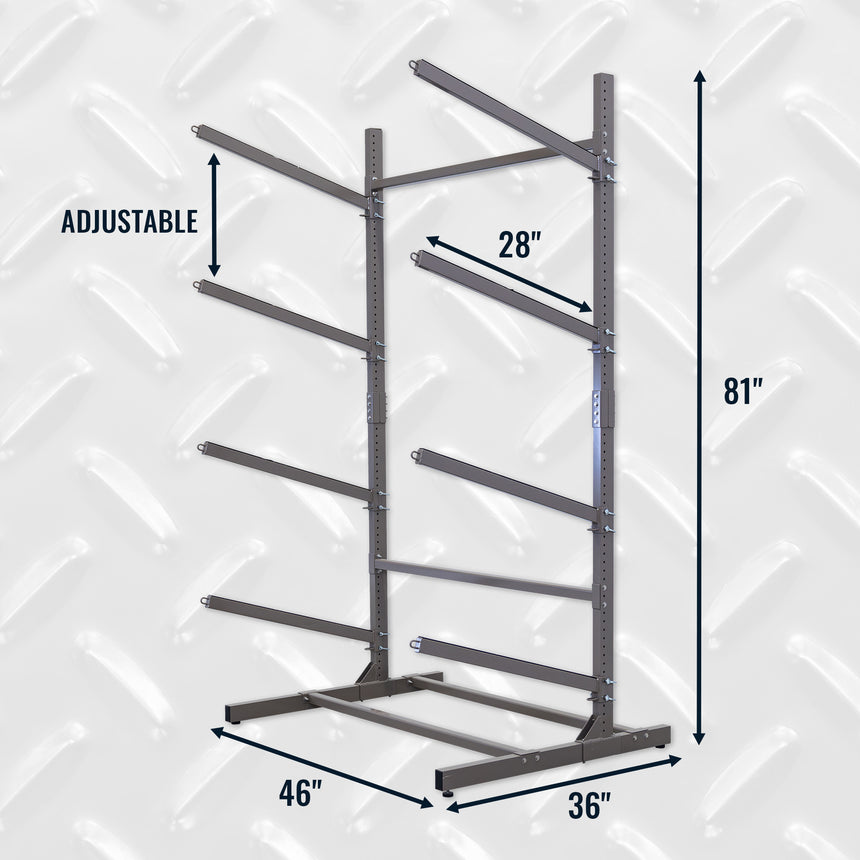 4 level kayak storage