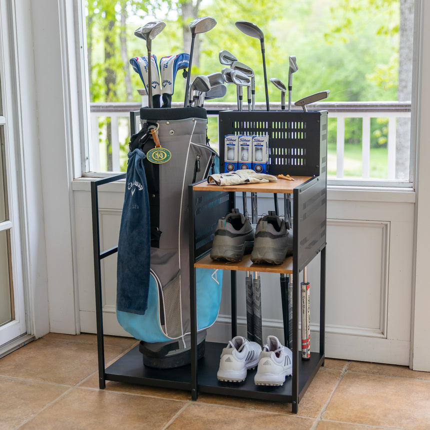 golf bag stand