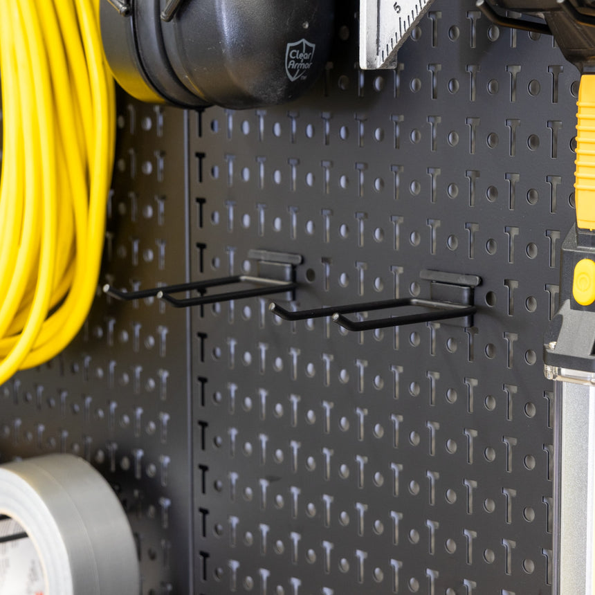 pegboard locking tool storage