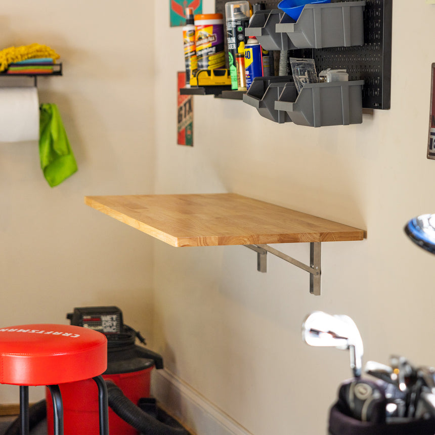 wall mounted folding table