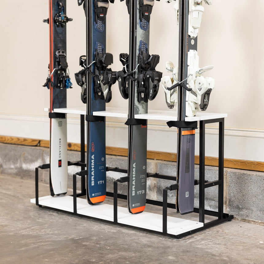 freestanding ski rack