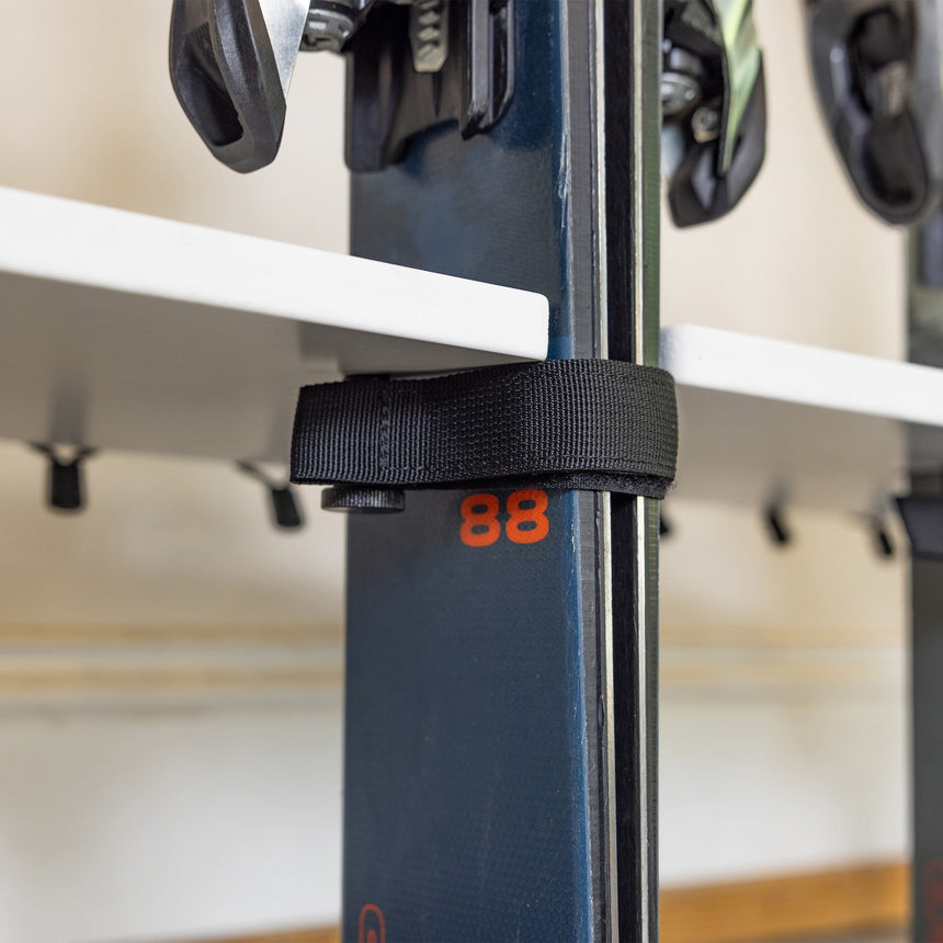 secure skis storage