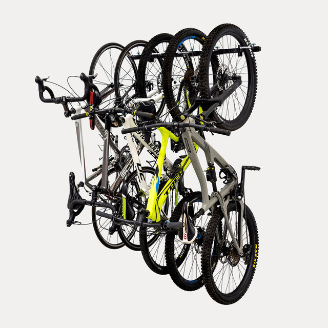 Garage Bike Rack Wall Mount - Wall Bike Rack - Garage Organization and  Storage - Black Heavy Duty Steel - Teal Triangle