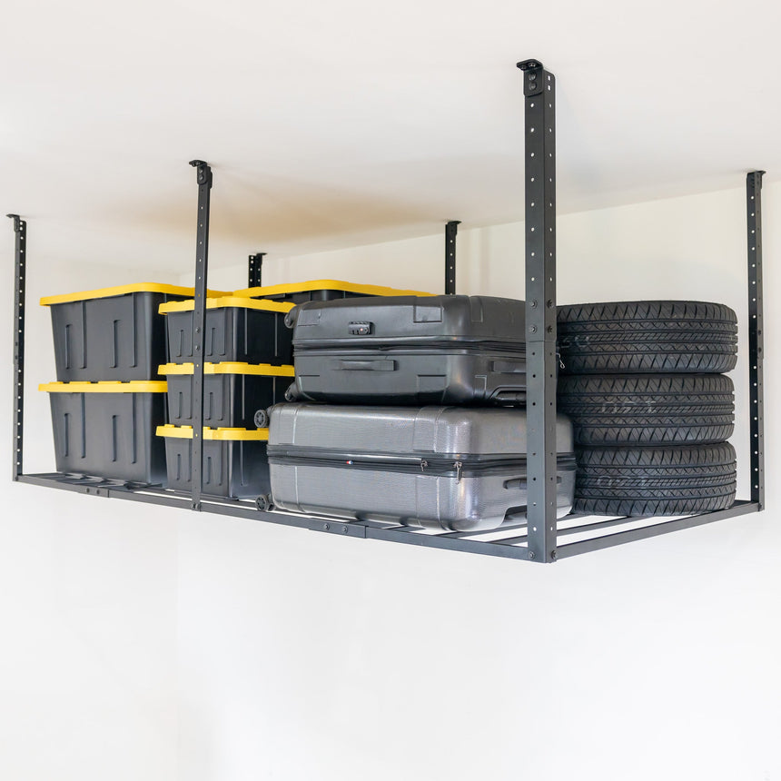 4' x 8' Faber Overhead Garage Shelving | Holds 700 lbs