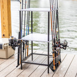 F-Series Fish Storage Rack | Organize Fishing Poles, Rods, & Supplies | Garage Organization Products Teal Triangle F-Series Fish Storage Rack | Organize Fishing Poles, Rods, & Supplies | Garage Organization Products Teal Triangle