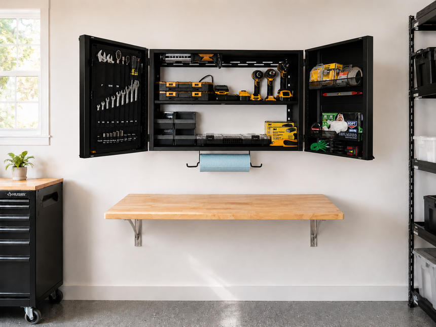 BLAT Wall Cabinet | Built In PivotPanel | Fully Assembled