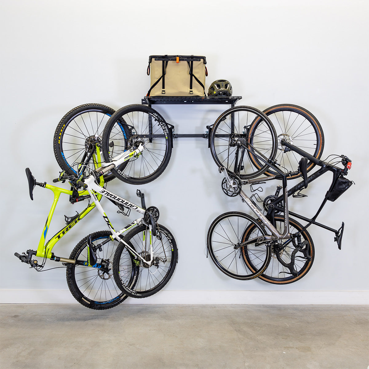 Bike shelf rack sale