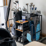 organized golf bags