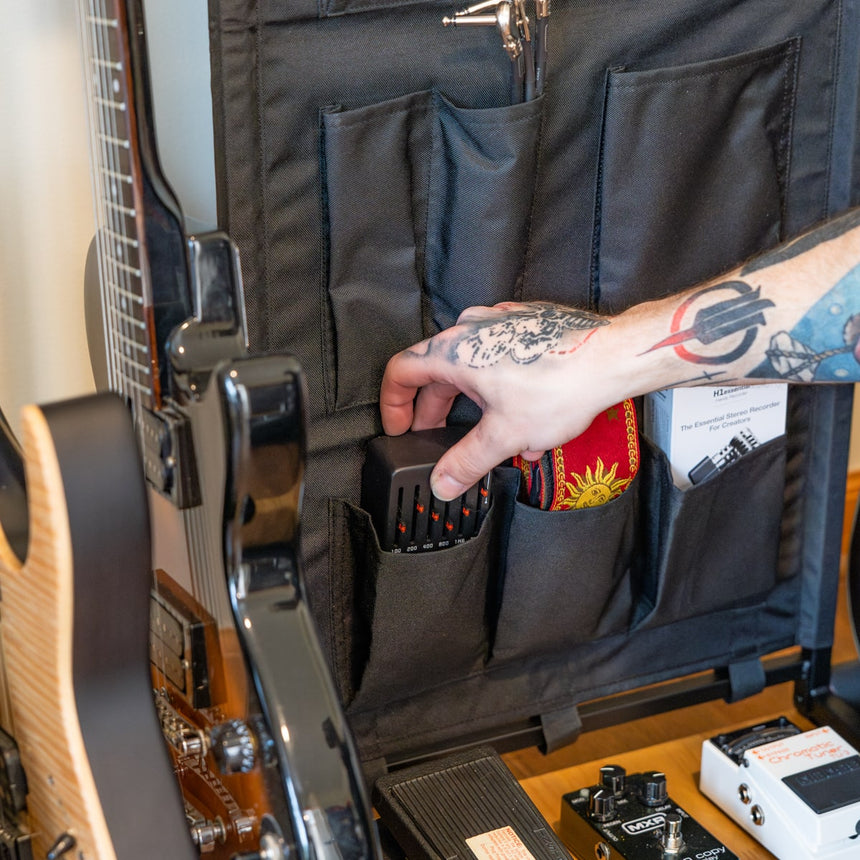 guitar accessories storage rack