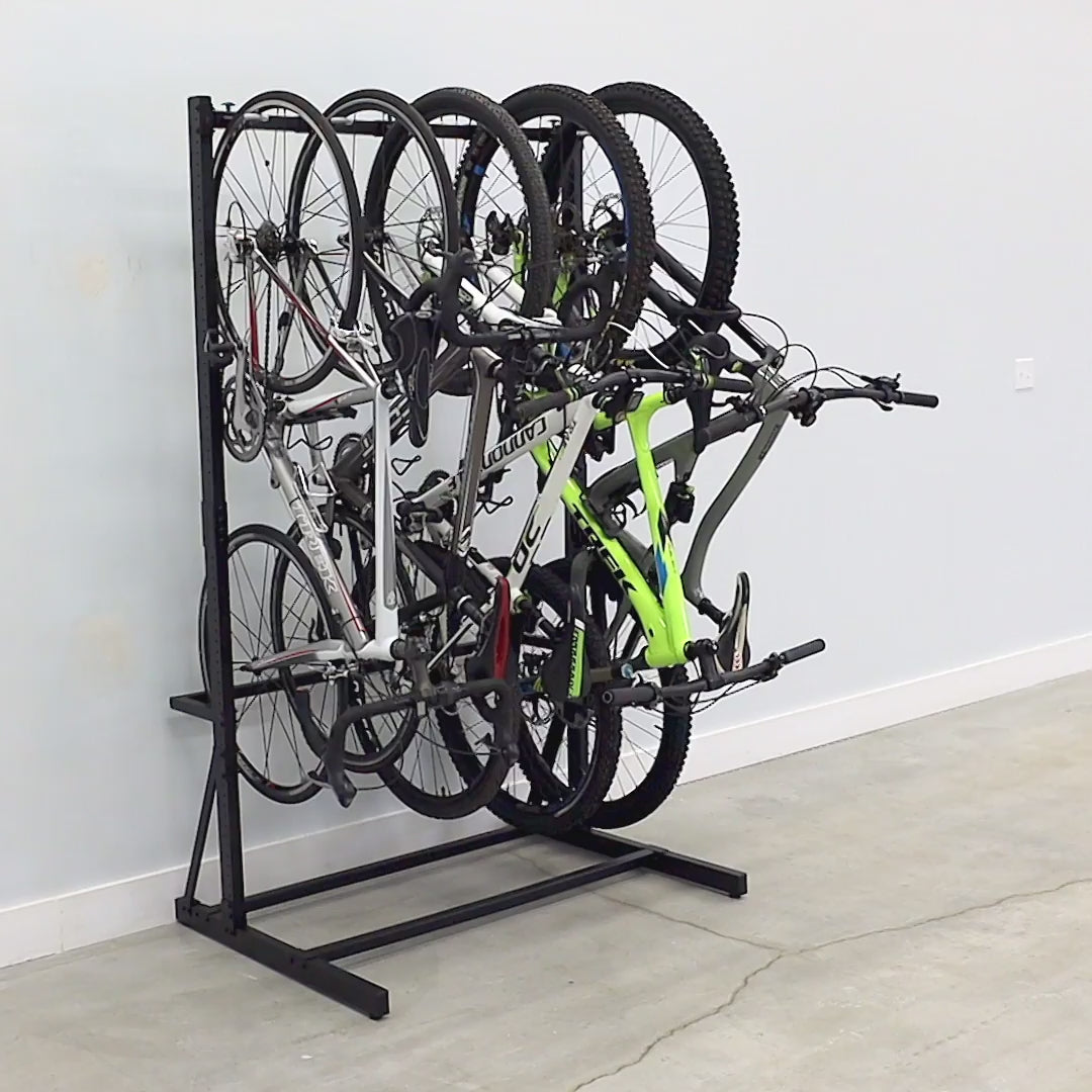 Costway freestanding best sale gravity bike stand